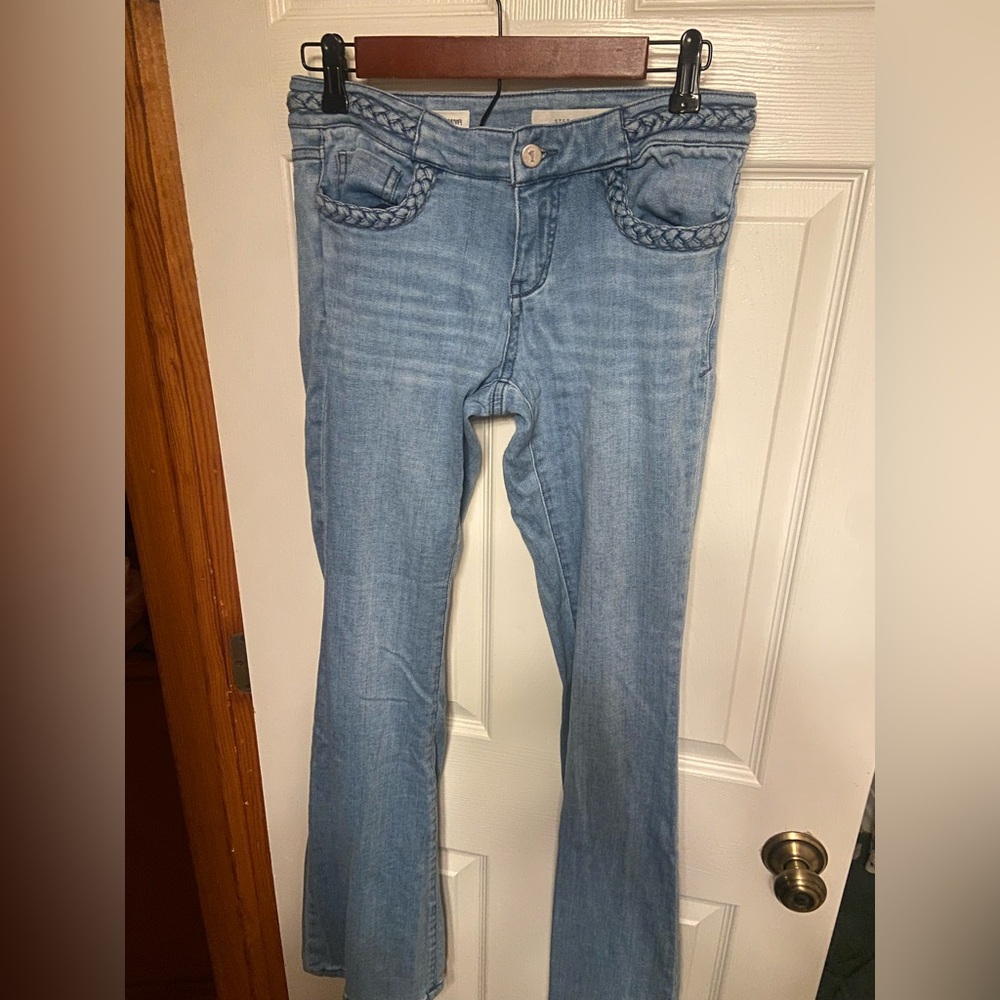 Pilcro & the Letterpress Braided Pocket Jeans | Size 26